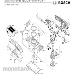 BOSCH Parts Orbital Sander Gss23Ae/Mf Type