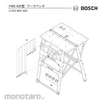 BOSCH Workbench PWB600 Type Parts