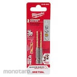 MILWAUKEE Titanium Shockwave Red Helix Bit