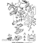 Panasonic Parts EZ4543 Charging square hole cutter
