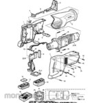 Panasonic Parts EZ45A1 Charging reciprocating saw