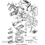 Panasonic Parts EZ45A3 Charging square hole cutter