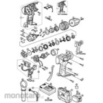 Panasonic Parts EZ6470 Charging drill driver