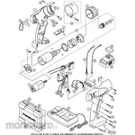 Panasonic Parts EZ7420 Charging drill driver