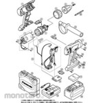 Panasonic Parts EZ7460 Charging drill driver