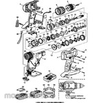 Panasonic Parts EZ74A2 Charging drill driver