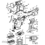 Panasonic Parts EZ75A7 Charging impact driver