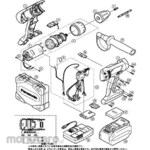 Panasonic Parts EZ7960 Charging Vibration Drill &amp; Screwdriver
