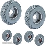 Makita Gray tire front and rear wheel set