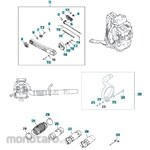 ZENOAH Zenoah Engine Blower EBZ8550 Parts Accessories