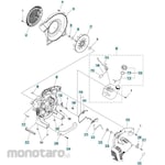 ZENOAH Zenoah Engine Blower HBZ260 Parts BLOWER HOUSING