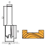 Solid Tool 108 Series Hinge Mortising Bits