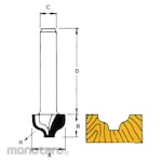 Solid Tool 210 Series Ogee Bits