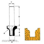 Solid Tool 213 Series Pierce and Round Over Bits