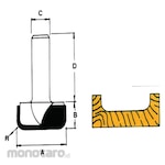 Solid Tool 215 Series Dish Carving Bits
