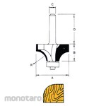 Solid Tool 301 Series Round Over Bits