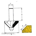 Solid Tool 306 Series 45° Chamfer Bits
