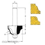 Solid Tool 308 Series Roman Ogee Bits