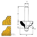 Solid Tool 310 Series Ogee Fillet Bits