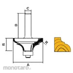 Solid Tool 315 Series French Traditional Table Bits