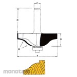 Solid Tool 404 Series Panel Raiser Ogee Bits