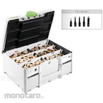 Hafele Japan FESTOOL Domino Chip Set in DS Systainer, DS4/5/6/8/10, 1060 pieces (576794)