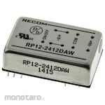 RECOM Recom Dc-Dc Converter Vout: ±12V Dc 9 → 36 V Dc, 12W, Rp12-2412Daw