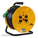 AS ONE Kabel Roll dengan Kabel Grounding 3P