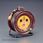 ESCO Cord reel (three-phase, overload and earth leakage breaker)