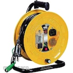 HATAYA Breaker Reel Single Phase 100V with Earth 10m Thermo Cut