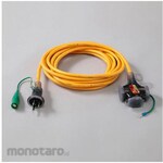 ESCO 15A x 5m extension cord with dust cap and earth