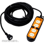 HATAYA Multi-TAP Extension Cord Single-Phase 100V 10m Outlet 4
