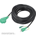 TRUSCO Extension Cord with Triple Pokkin and Ground