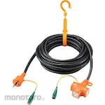TRUSCO Pockin Plug Extension Cord with Retaining Ground