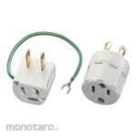 ESCO AC125V / 15A grounding adapter