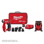 MILWAUKEE M12 FUEL Drill/Driver Kit + M12 Inflator