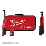 MILWAUKEE M12 FUEL Ratchet Kit + M12 Inflator