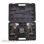 KENTA Cordless Drill & Impact Screwdriver Set