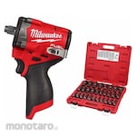 MILWAUKEE M12 Impact Wrench + Socket Set