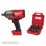 MILWAUKEE M18 FUEL Impact Wrench + 8PC Socket Set