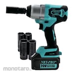 NRT-PRO Cordless Impact Wrench (Mesin Pembuka Baut Baterai)