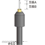 MINITOR Straight Hole Bar Spare Blade HSS