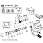 FUJI INDUSTRIAL TECHNIQUE Parts Needle Scaler Straight FNS-2 3