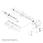 NITTO KOHKI Air drill ADR-100 parts