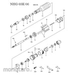 Nippon Pneumatic Mfg Part Air Straight Grinder