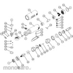 TONE (formerly Maeda Metal Industries) Parts stubby air ratchet wrench AR2100S