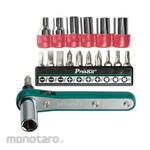 Pro'sKit Offset Ratchet & Socket Driver Set (Metric Size)