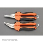 ESCO Scissor 190mm all-purpose (gagged blade, with spring / stainless steel) (Gunting)