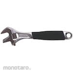 BAHCO Adjustable Wrench with Thermoplastic Handle and Pipe Grip