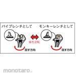 BAHCO Adjustable Wrenches with Thermoplastic Handle and Pipe Grip